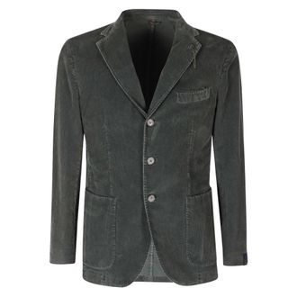 Santaniello Corduroy Patch Pocket Blazer - Heren - Jassen - Groen - Maat: XL Corduroy