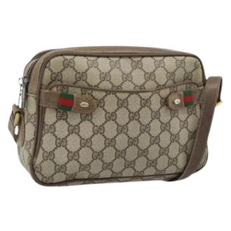 Gucci Pre-owned Cross Body Bags, female, Beige, Size: ONE SIZE Pre-owned Vintage Shoulder Bag