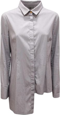 Ixos Z19I60105Scr Camicia con Cintura Wo Shirt - Dames - Overhemden - Grijs - L - Overhemden