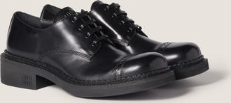 Miu Miu Leather brogue shoes