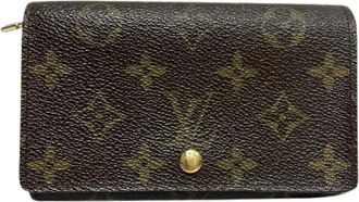 Louis Vuitton Pre-owned Wallets, male, Brown, Size: ONE SIZE Pre-owned Portemonnaie Bille Tresor Monogram Wallet