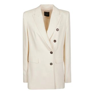 Pinko Blazers, female, Beige, Size: XS Amalfi Jacket
