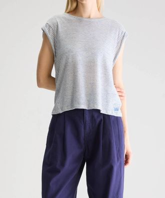 Bellerose Vlyn Crewneck Tee In Sky