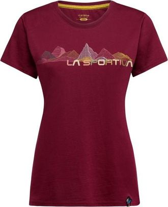 La Sportiva Peaks T-Shirt f&uuml;r Damen | rot