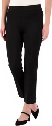 Elliott Lauren Ponte Pull On Bootcut Pant In Black