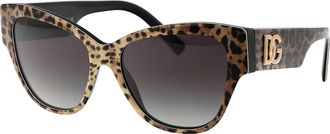 Dolce & Gabbana Womens Sunglasses 0dg4449 Brown-Black Acetate Brown/black