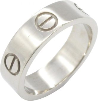 Cartier Silver White Gold (18K) Band Ring (Pre-Owned)