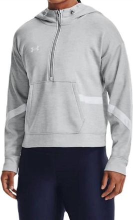Under Armour Armour Fleece Storm Hoodie In Mod Gray/white