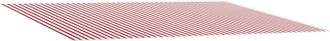 vidaXL Tela De Repuesto Para Toldos Rojo Y Blanco 400 X 350 Cm Vidaxl
