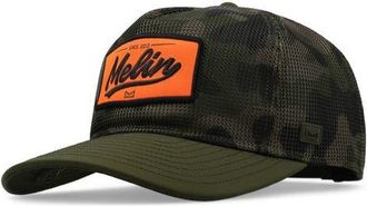 Melin Odyssey Mac Retro Hydro Unstructured Micromesh Snapback Hat in Olive Camo at Nordstrom, Size Medium