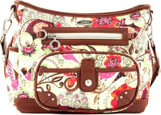 Oilily cross body bag Tropical Birds S Shoulder Bag S Cream-White