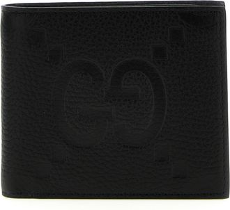 Gucci Jumbo Gg Portafogli Nero-Uomo