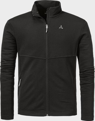 Sch&ouml;ffel Fleecejacke SCH&Ouml;FFEL CIRC Fleece Jk Style Smue MNS, Herren, Gr. 48, schwarz (9990, schwarz), Oberstoff: 100% Polyester, regular fit, hoch geschlossene