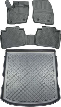 OEM Juego De Alfombrillas Para Coche Y Maletero Para Ford Galaxy Iii Minivan (desde Septiembre De 2015)