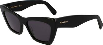Ferragamo SF929SN Asian Fit 001 Womens Sunglasses Black Size 55