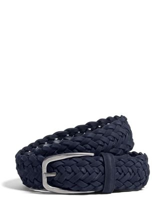 Ermenegildo Zegna Gevlochten riem - Blauw