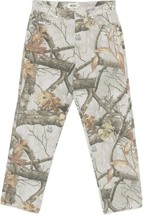 Awake NY Pa 008 Artic - Heren - Straight fit broeken - Veelkleurig - W29 - Broeken