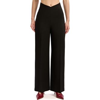 Bardot Polina V Waist Pants in Black at Nordstrom, Size 8