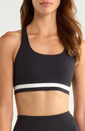 SPLITS59 Miles High Waist Rigor 7/8 Leggings in Black/white at Nordstrom, Size X-Small