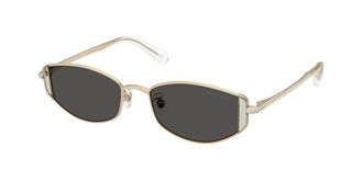Swarovski SK7035D Asian Fit 401387 Womens Sunglasses Gold Size 53