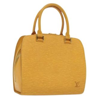 Louis Vuitton Pre-owned Handbags, female, Yellow, Size: ONE SIZE Pre-owned Vintage Handbag