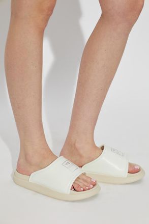 Yohji Yamamoto Slides With Logo, Womens, White