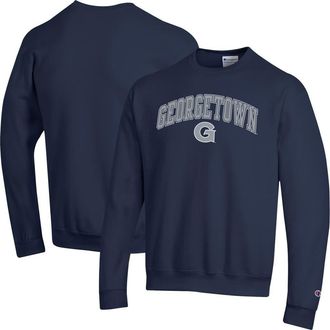 Champion Mens Champion Navy Georgetown Hoyas Arch Over Logo Pullover Sweatshirt at Nordstrom, Size Xx-Large