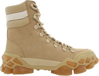 Jimmy Choo London Diamond X Hike / M Barley Crosta Hiking Boots, Brand Size 35 ( US Size 5 )