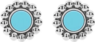 Lagos Maya Ceramic Stud Earrings in Silver at Nordstrom