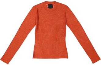 Givenchy Dames, Truien, Oranje, Maat: S Viscose