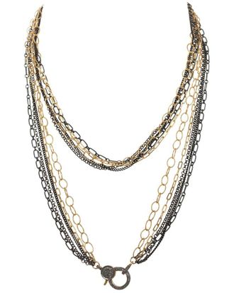 Margo Morrison Vermeil Diamond Necklace
