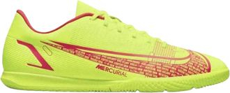Nike Heren Mercurial Vapour 14 Club zaalvoetbalschoenen (Volt/helder karmozijnrood)