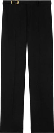 Versace Straight Broeken - Heren - Straight fit broeken - Zwart - XL - Leer - Broeken