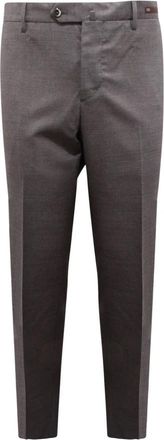 PT01 Slimme wollen broek in Grijs - Heren - Chinos - Grijs - 3XL - Wol - Broeken