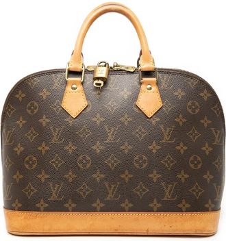 Louis Vuitton Borsa a mano Alma PM con monogramma 2001 - Marrone