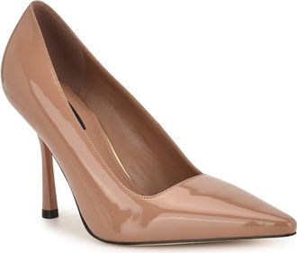 Nine West Jamiey Pointed Toe Pump in Medium Natural at Nordstrom, Size 10.5