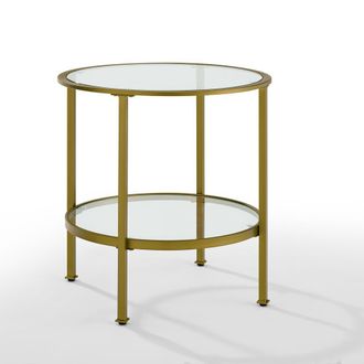 Crosley Furniture Aimee End Table Soft Gold