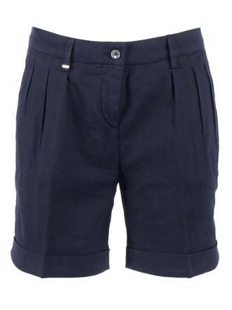Fay Stretch Linen and Cotton Shorts