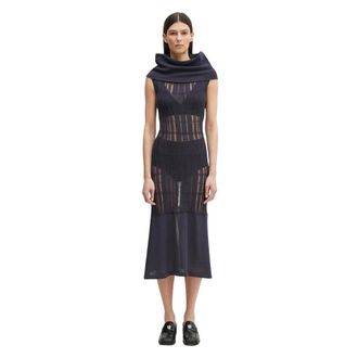 Our Legacy Cover Dress - Dames - Kleedjes - Blauw - M - Kleedjes