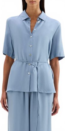 Nude Lucy Lawton Tencel Shirt In Glacier