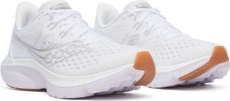 Saucony Kinvara Running Shoe in White/Gum at Nordstrom, Size 11.5