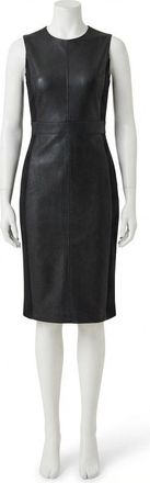 Spanx Leather Like Combo Shift In Black