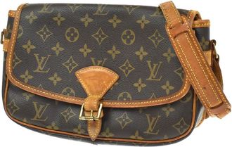 Louis Vuitton Sologne Monogram Canvas Brown Canvas Handbag (Pre-Owned)