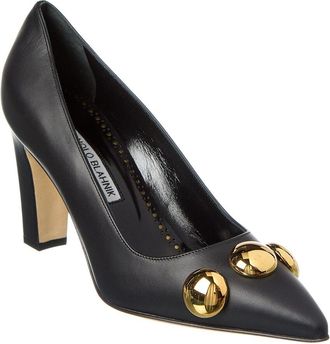 Manolo Blahnik Chappa 90 Leather Pump