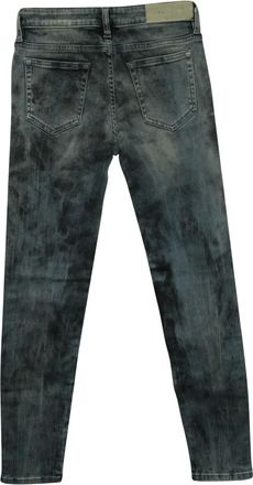 Iro Jeans met acid-wassing - Blauw