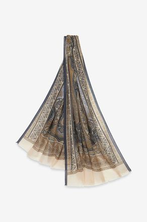 Etro Feiner Kaschmirschal Paisley All-Over