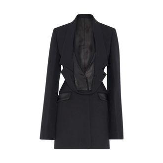 Jean Paul Gaultier Dames, Jassen, Zwart, Maat: S Wol