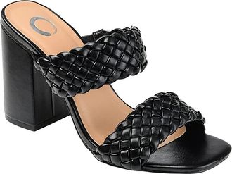 Journee Collection Melissa Pump Womens Shoes Black : 6.5 M, Synthetic