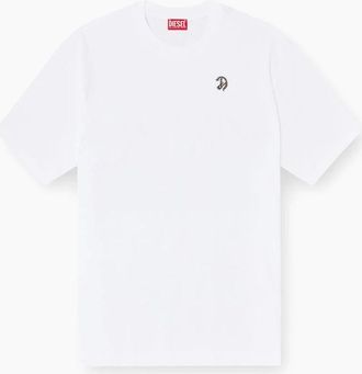 Diesel Mens Diesel T-Boggy V2 T-Shirt - White - Size: 38