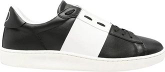 Valentino Garavani Open Royco Sneakers - Heren - Sneakers - Zwart - 40 EU - Leer - Schoenen
